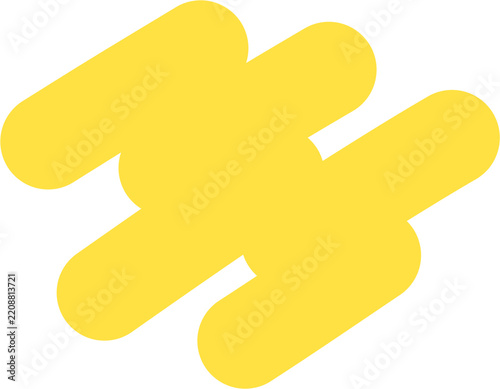 Hand Drawn Marker Highlight Stroke Clipart Isolated on Transparent Background
