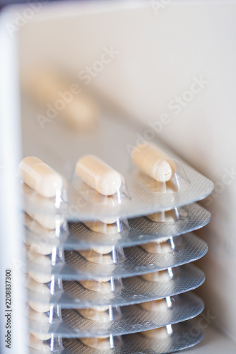 capsule of pain medication pregabalin for nerve pain relief