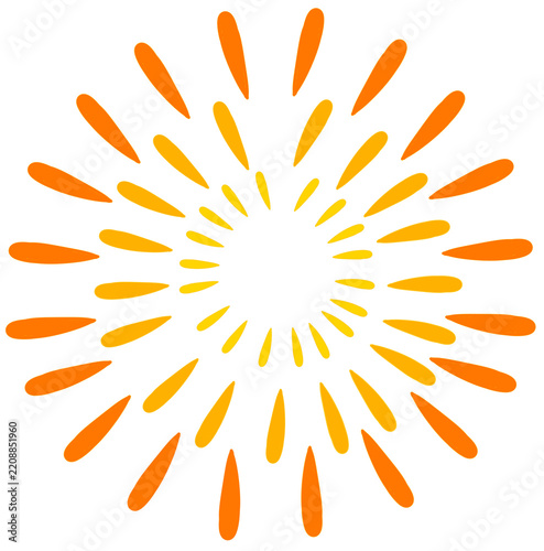 Sparkling Firework Decoration
