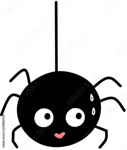 Cute Halloween Spider Character
