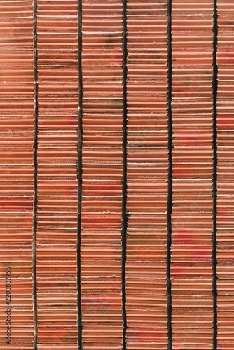 Concrete wall brown color for texture background