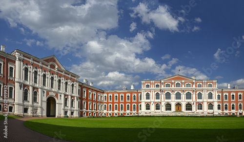Jelgava Palace or historically Mitau Palace is the largest Baroque-style palace in the Baltic states, Latvia. It was built in the 18th century as a residence for the Dukes of Courland 