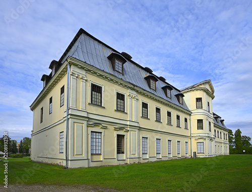 Krāslava New Palace or Plater's Palace - located in the historical region of Latgale, eastern Latvia. It is an 18th-century manor ensemble with main house and other buildings and a Baroque-style park