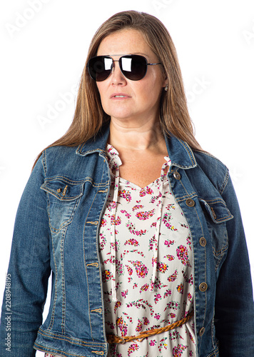Cool bohemian with glasses