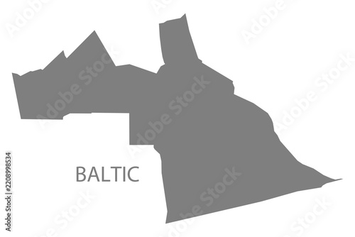 Baltic City Map, Connecticut, USA