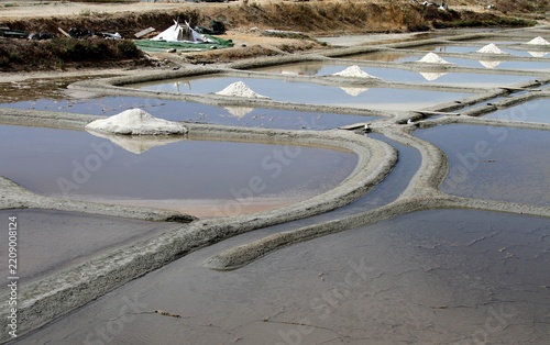 Les marais salants de Guérande en Loire-Atlantique