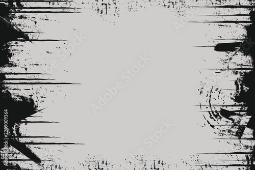 Black and grey grunge texture with distressed horizontal lines