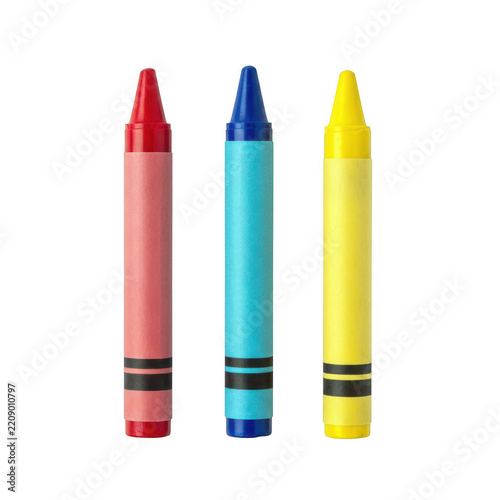 Colorful crayons