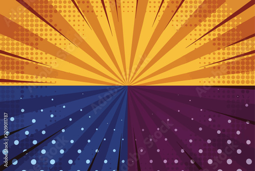 abstract background with rays