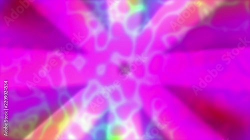 Bright colors and patterns swirling in an abstract design