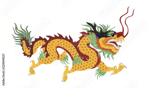Zodiac sign, year of the Dragon.