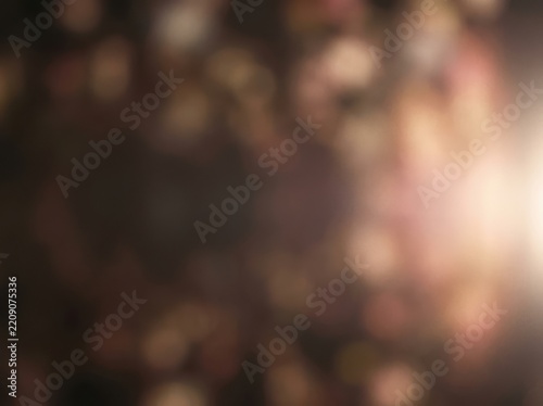 Soft Bokeh lights with warm glow during twilight for celebratory backgrounds