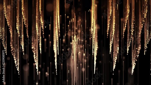 Magic Particle Background with Glowing Sparkles and Dreamy Light Effects
