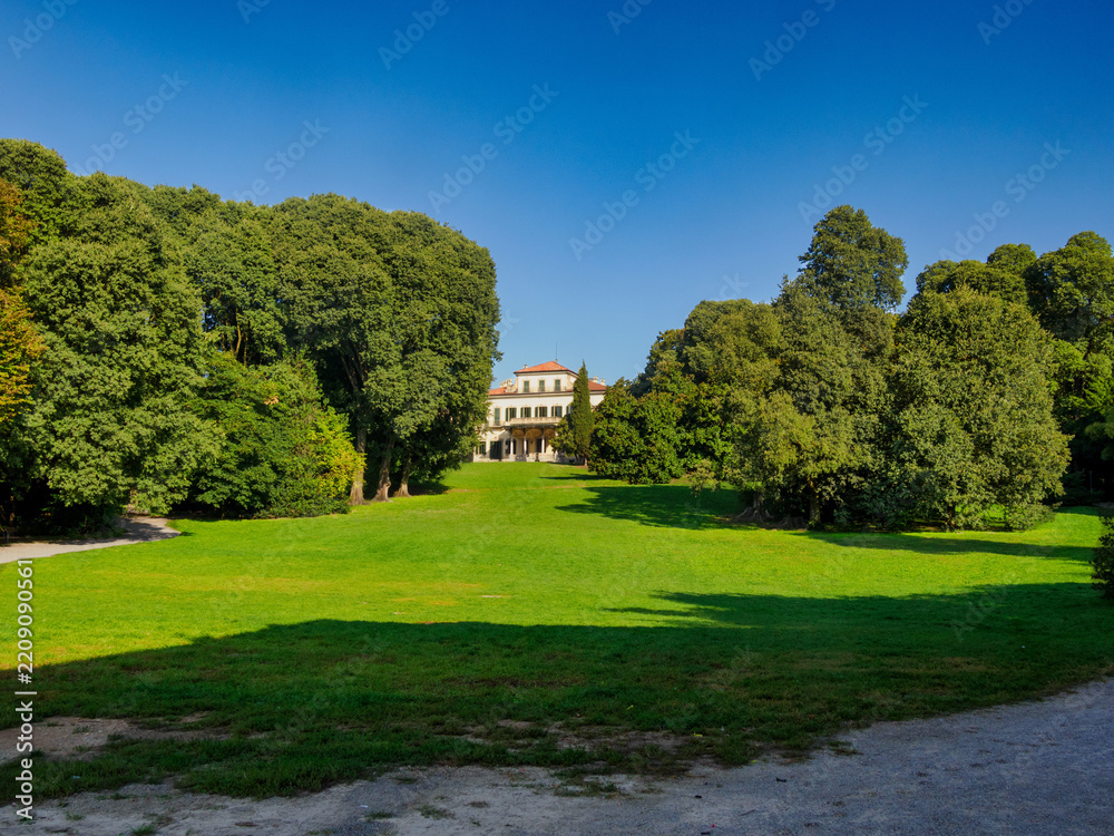 Fototapeta premium Villa Borromeo, historic building in Arcore, Monza Brianza, Italy