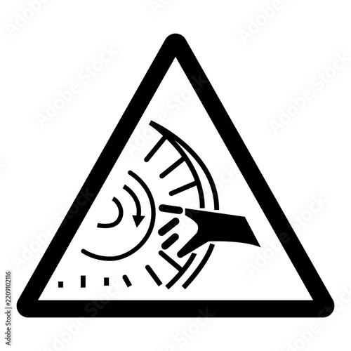 Rotating Part Inside Symbol Sign ,Vector Illustration, Isolate On White Background Label. EPS10