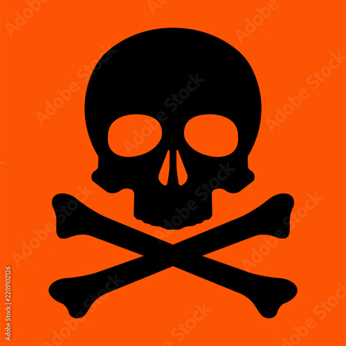 Hazadous Chemical Symbol Sign,Vector Illustration, Isolated On White Background Label. EPS10