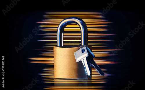 Obraz na płótnie Padlock
