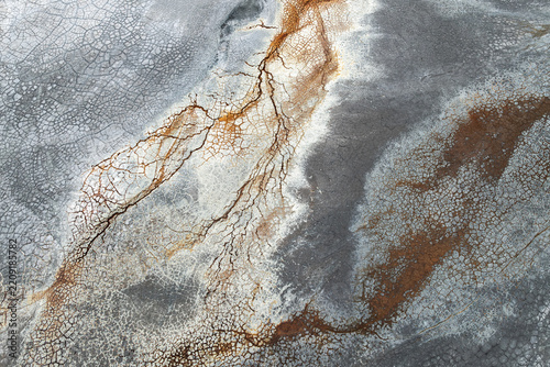 Abstract land texture with mineral veins and organic patterns