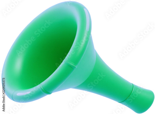 3D megaphone illustration without background