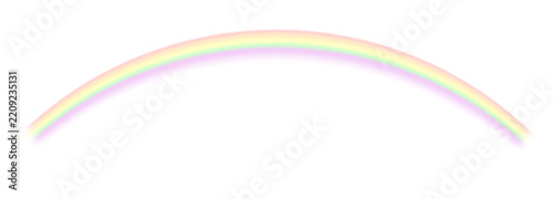 Pastel Rainbow, Thin Soft Arc Gradient png