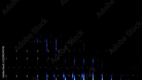 Glitch distortion grunge transition with damaged error screen overlay