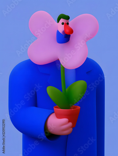 flower in a pot