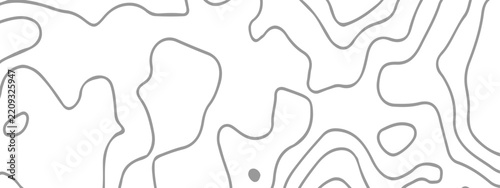 Stylized topographical map contour lines artistic seamless wallpaper.