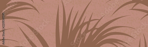 Abstract Grass Foliage Background with Warm Earthy Botanical Texture