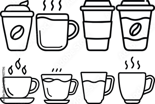 Coffee Cup Svg, Coffee Mug, Lover Coffee, Outline, 