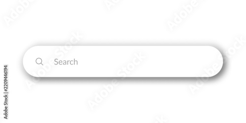 Modern Web Search Bar Input Field Vector Set with UI Buttons for Website Browser Navigation, App Interface Design, and Search Engine Queries isolated on transparent background png design