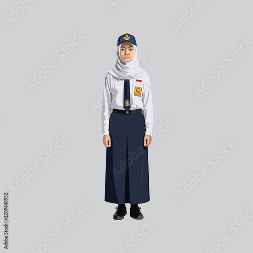 junior high school girl