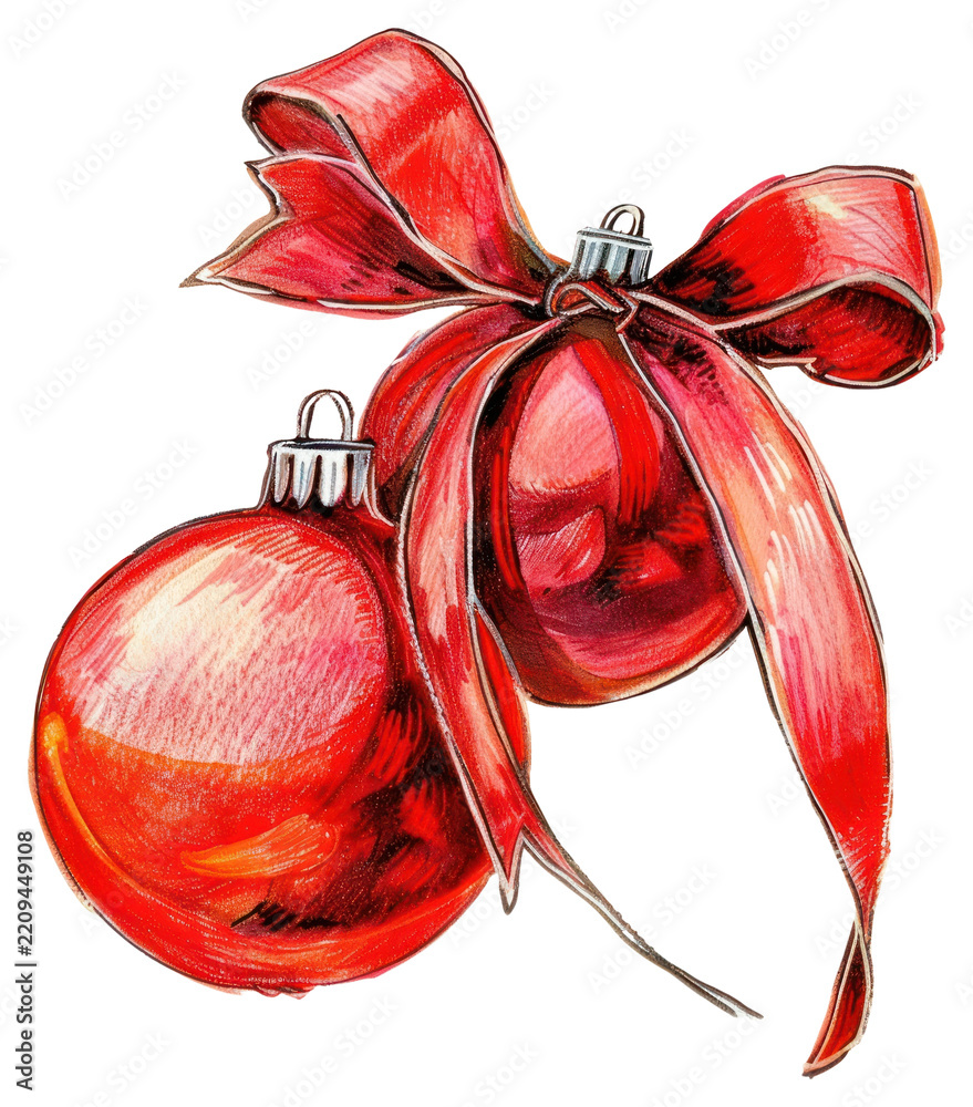 Obraz premium PNG 2 bauble balls christmas accessories pomegranate accessory.
