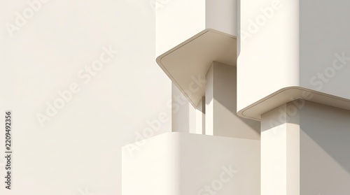 Minimalist Architectural Abstract Background