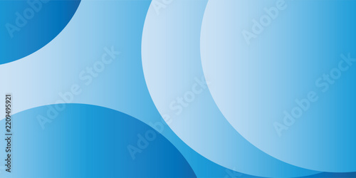 Abstract light blue background with smooth overlapping circle layers and subtle gradient curves for corporate presentation slideWeb