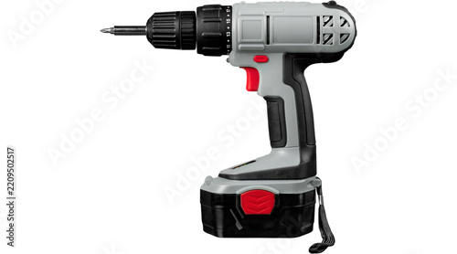 Obraz na plátně cordless drill, power drill, electric screwdriver, battery drill, power tool, ha