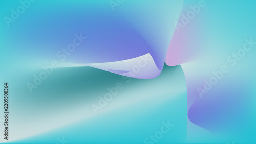 Abstract flowing blue gradient shape background for creative web design.