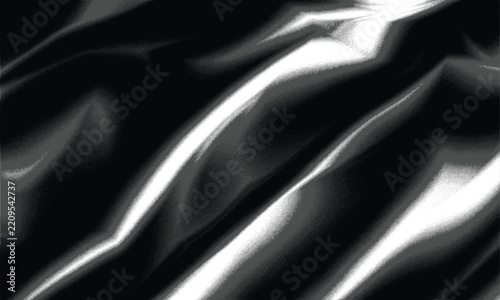 Black White Soft Halftone Light Beam Texture Pattern