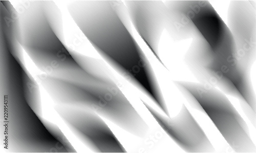 Black White Diagonal Pinstripe Optical Pattern