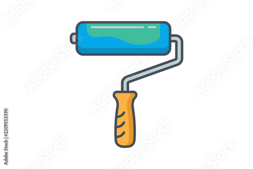 Ppngnt Roller Vector Illustration