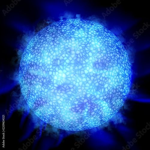 Rigel Blue Supergiant Star - Rigel is a brilliant blue supergiant star located roughly 860 light-years from Earth in the constellation Orion.