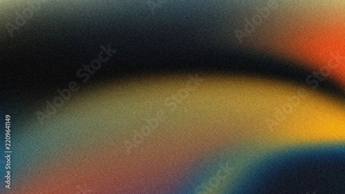 Abstract grainy gradient background with soft transitions of dark blue, warm yellow, and orange tones, creating a modern textured artistic wallpaper