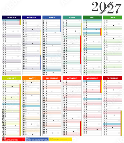 Calendrier 2027