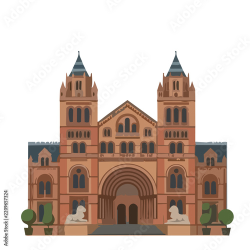 西洋建築のイラスト素材