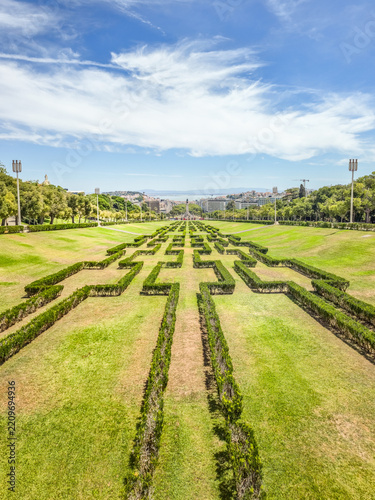 Edward VII Park (Parque Eduardo VII) in Lisbon, Portugal
