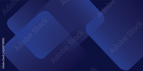 Abstract dark blue geometric background. Dynamic shapes composition. Cool background design for posters. Vector illustration