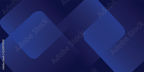 Abstract dark blue geometric background. Dynamic shapes composition. Cool background design for posters. Vector illustration