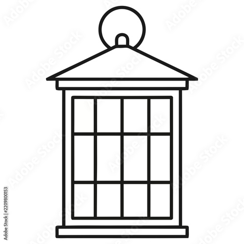 Lantern outline