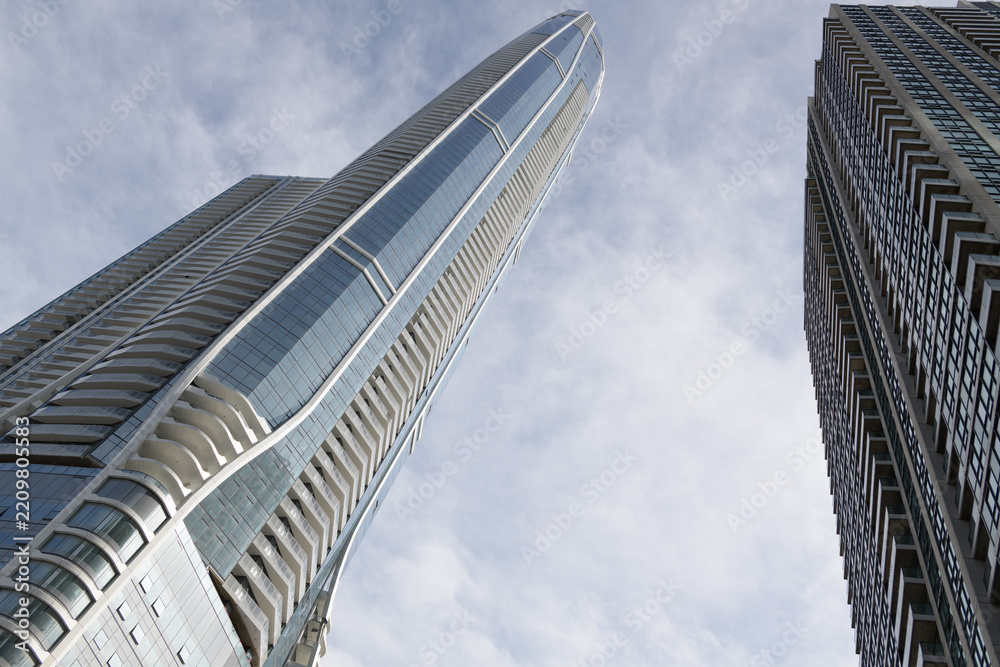 Fototapeta premium SkyTower designed by Hariri Pontarini Architects for Pinnacle International located at 1 Yonge St, Toronto