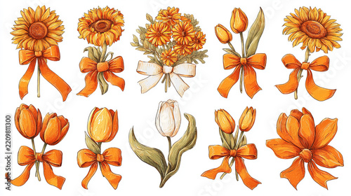 sunflowers sticker