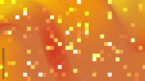 Yellow pixel squares abstract background. Perfect for digital backgrounds and geometric themed projects